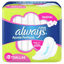 Always ajustable plus con alas x8