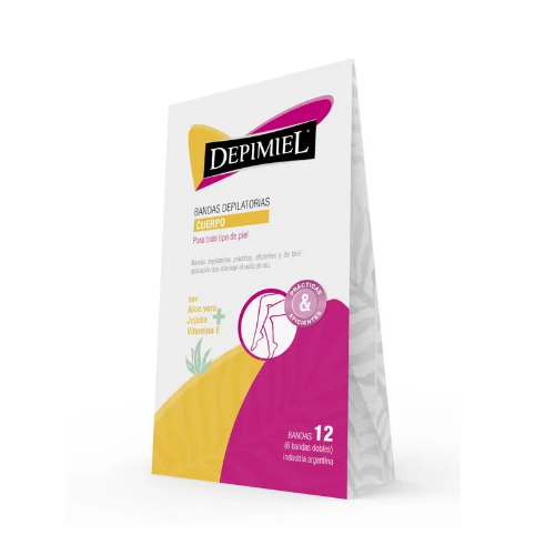 Depimiel bandas depilatorias para cuerpo