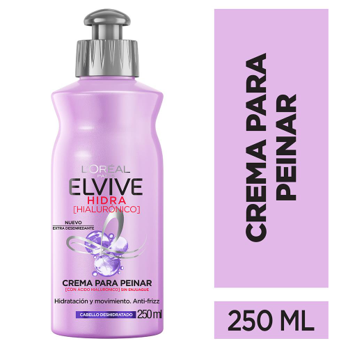 Elvive crema de peinar 250ml acido hialuronico