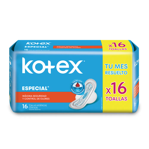 Kotex x16 Especial c/alas