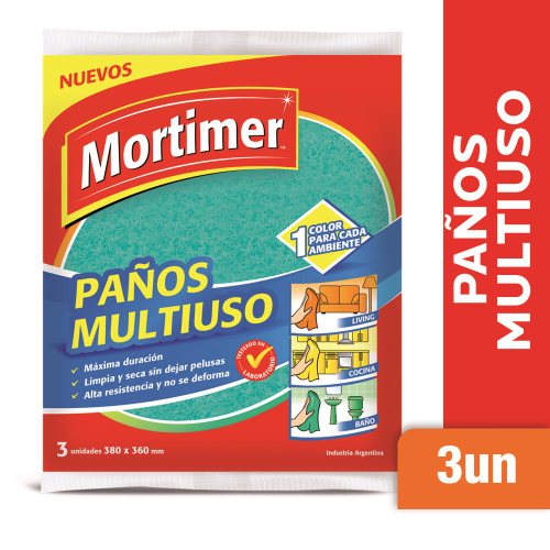 Mortimer x3 Paños Antibacterial