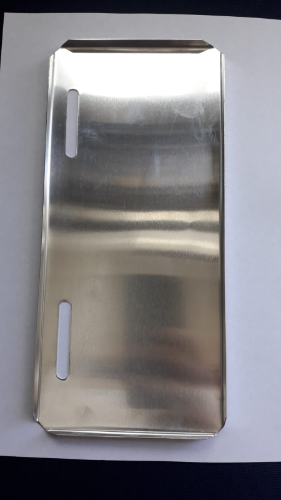 porta placa aluminio