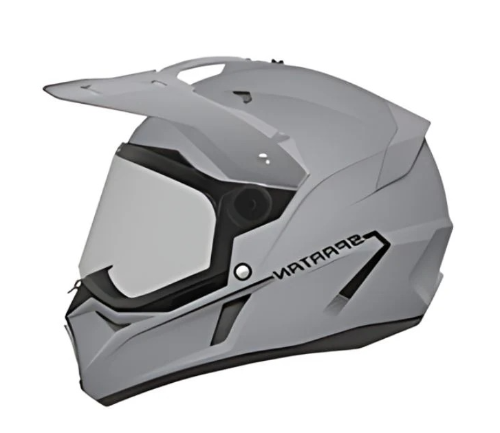 Casco Spartan Cross Wolf Gris Bri L V20