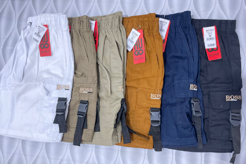 T:G  Short Cargo Boss Fita Varias cores