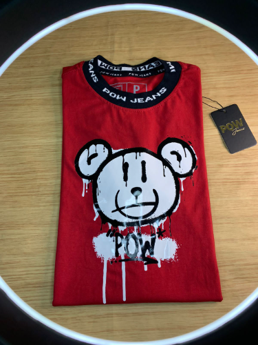 T:M Camisa vermelha long @