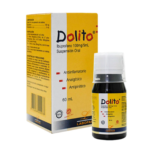 DOLITO IBUPROFENO 100 MG X 60 ML