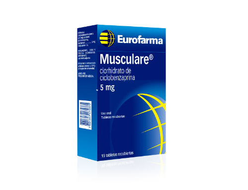 MUSCULARE 5MG COMPRIMIDO(EUROFARMA)
