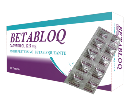 CARVEDILOL 12,5 MG BETABLOQ