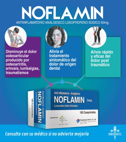 NOFLAMIN LOXOPROFENO SODICO 60 MG