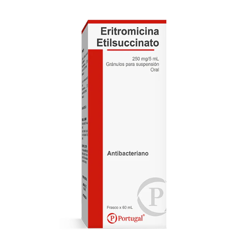 ERITROMICINA 250 MG SUSPENCION(PORTUGAL)