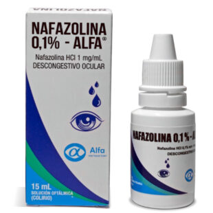 Oculos Alfa Simple 0.06 Colirio X 15Ml Nafazolina
