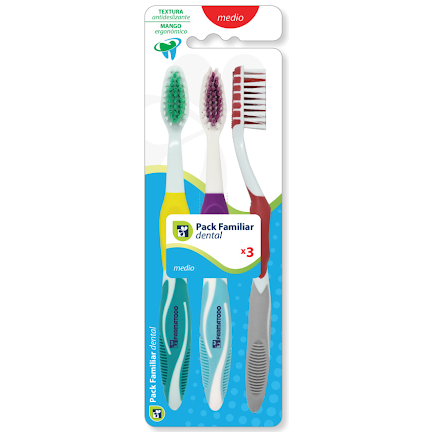 CEPILLO DENTAL ADULTO PACK X 3 FOTMOLA