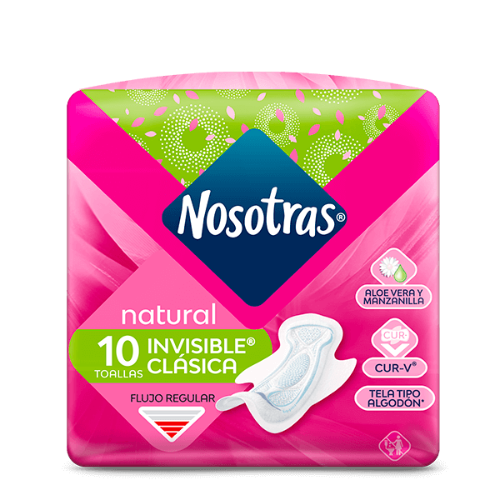 NATURAL INVISIBLE CLASICA X 10
