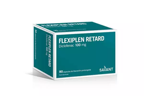 FLEXPLEN RETARD CAPSULA DICLOFENACO DE 100 MG