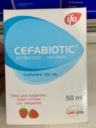 CEFABIOTIC 100 MG CEFIXIMA (IFA)