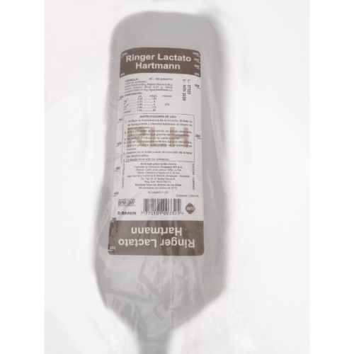 SUERO RINGER LACTATO 1000 MG(INTI)