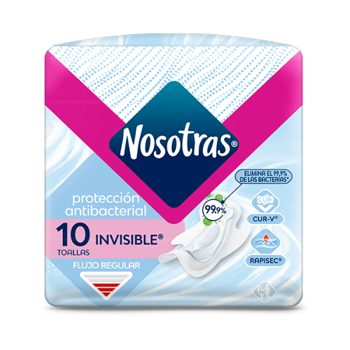 NOSOTRAS INVISIBLE RAPIGEL ANTIBACTERIAL X 10