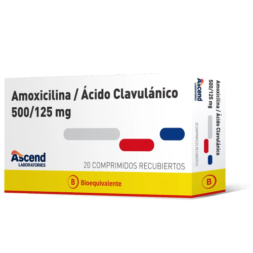 AMOXICILINA MAS CLAVULANICO 500 / 125