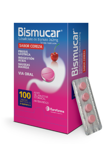 BISMUCOR SUBSALICILATO DE BISMUTO CORMED