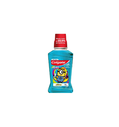 ENJUAGUE BUCAL PLAX KIDS MINIONS 250ML