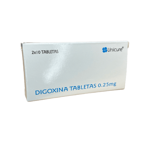 CARDIGO DIGOXINA 0,25 MG UNICURE