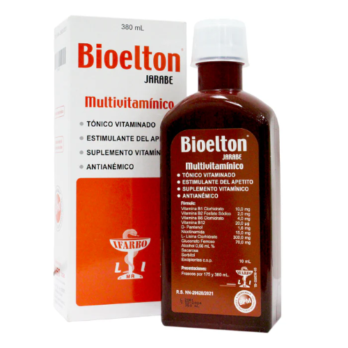 BIOELTON JARABE MULTIVITAMINA  380 ML