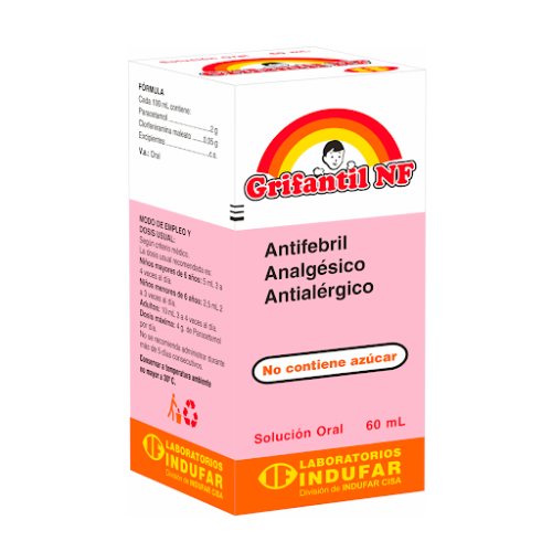 GRIFANTIL  NF JARABE X 60 ML(INDUFAR)