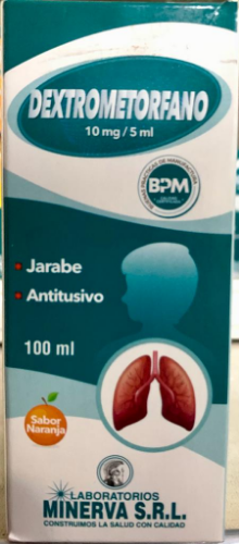 DEXTROMETORFANO JARABE  X100 ML(MINERVA)