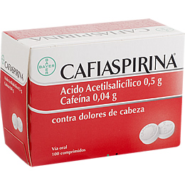 CAFIASPIRINA(BAGO BAYER)