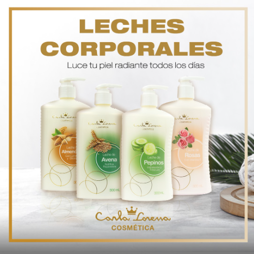 LECHES DE PEPINO AVENA ROSAS ALMEDRAS CREMA  VITA CARLA LORENA
