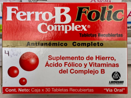 FERRO B FOLIC COMPLEX