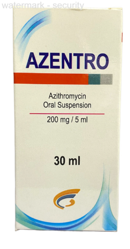 AZENTRO AZITROMICINA 200 MG