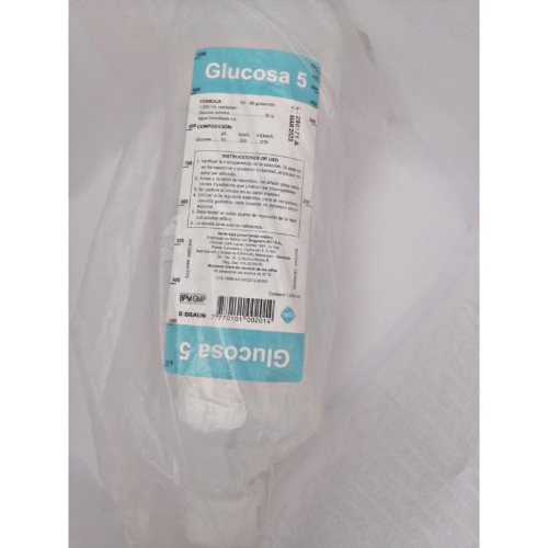 SUERO GLUCOSA AL 5% 1000 ML(INTI)