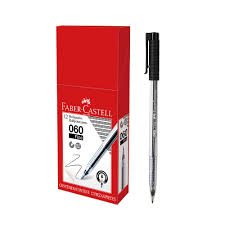 Lapicero Faber Castell P/Fina 0.7mm Negro