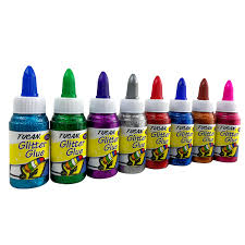 Glitter Glue 60ml Rojo