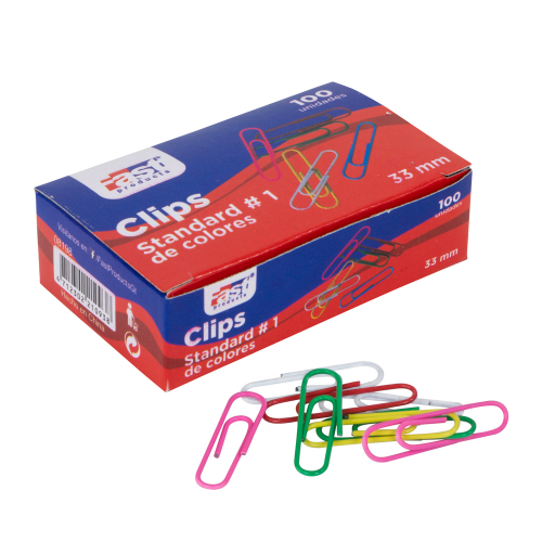 Clips Satandard de Colores