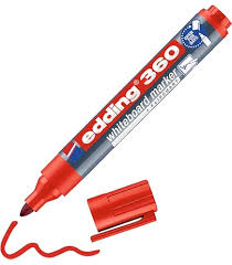 Marcador P/Pizzara edding Rojo