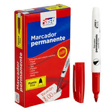 Marcador Permante Fast  P/Fina Rojo