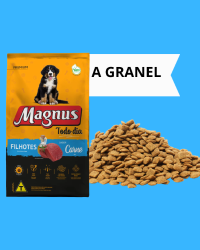 Magnus todo dia filhote cão granel
