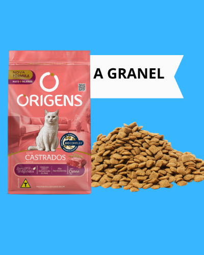 Origens gato castrado carne granel