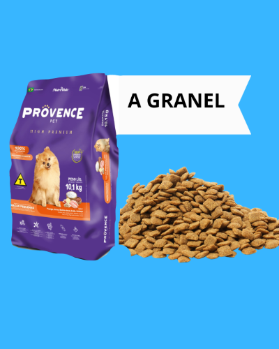 Provence caes adulto raças pequenas (FRANGO/ARROZ/BATATA DOCE/ AVEIA/LINHAÇA) granel