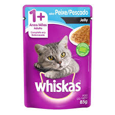 SACHE WHISKAS SABOR PEIXE JELLY 85G