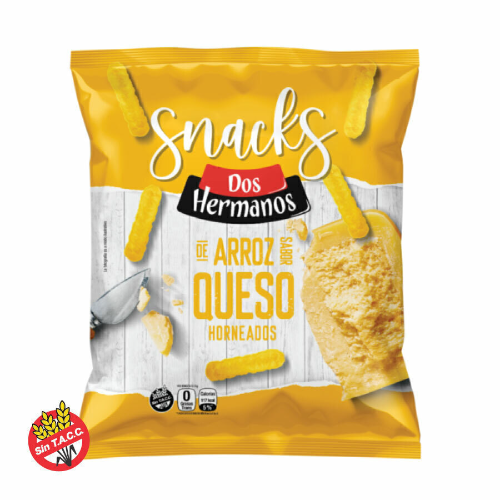 SNACKS DOS HERM. QUESO 80GR