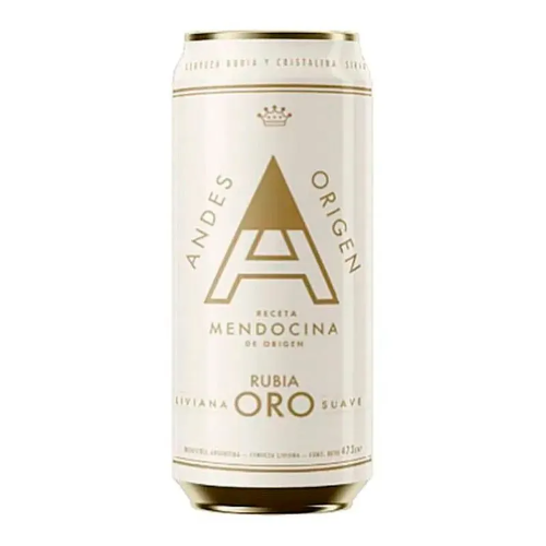 LATA ANDES RUBIA ORO 473ML