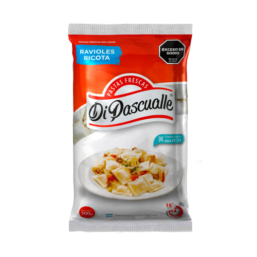 RAVIOLES RICOTTA DI PASCUALLE 500G