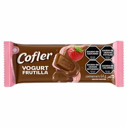 CHOCOLATE COFLER MACIZO FRUTILLA 55GR