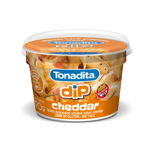 QUESO UNTABLE TONADITA CHEDDAR 180G
