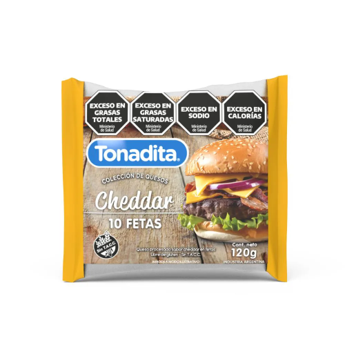 CHEDDAR TONADITA 120GR