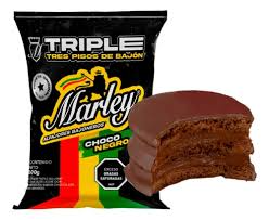 ALFAJOR TRIPLE MARLEY NEGRO