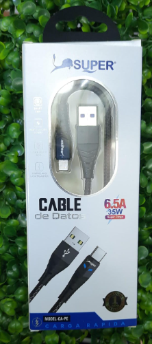 Cable de carga rápida entrada IPHONE ROMAX - 6.5 a